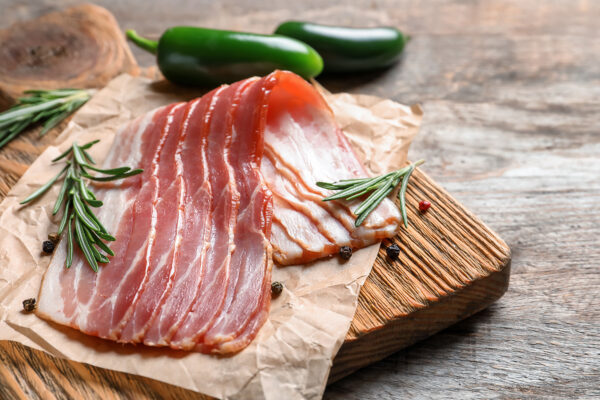 Dry Cured Smoked Streaky Bacon 175g