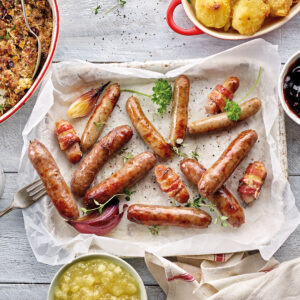 Old English Pork Chipolatas x 8