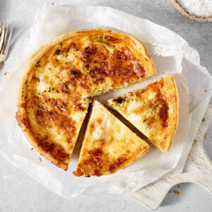 Smoked Bacon & Leek Quiche 600g
