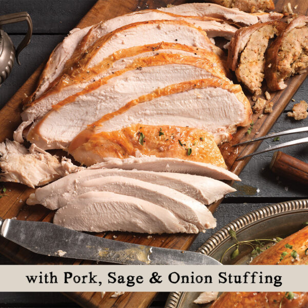 Traditional British Turkey Breast Joint - With Pork, Sage & Onion Stuffing