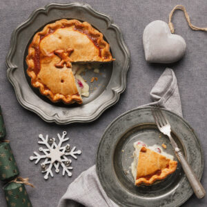 Turkey, Cranberry & Smoked Bacon Pie